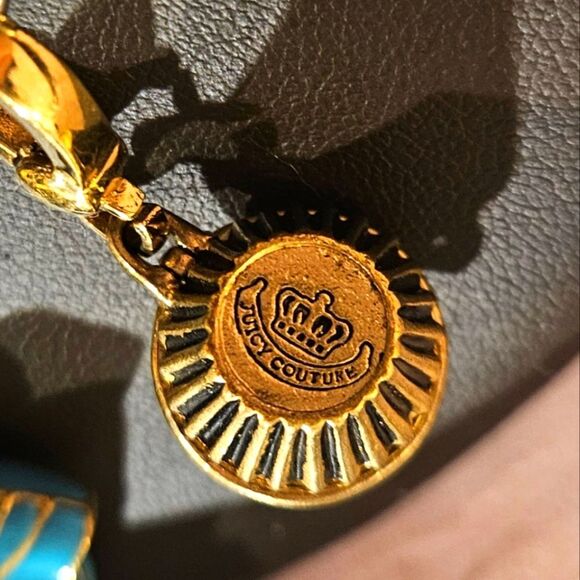 Retired Juicy Couture Bling Open & Close Locket Pink Cupcake Charm Bracelet Love - Picture 4 of 6